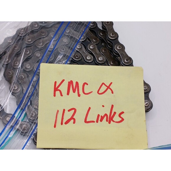 Lot Of 5 Vintage KMC Bike Chains /Chain Links Some Master Links Included Lot #1 - Picture 2 of 15